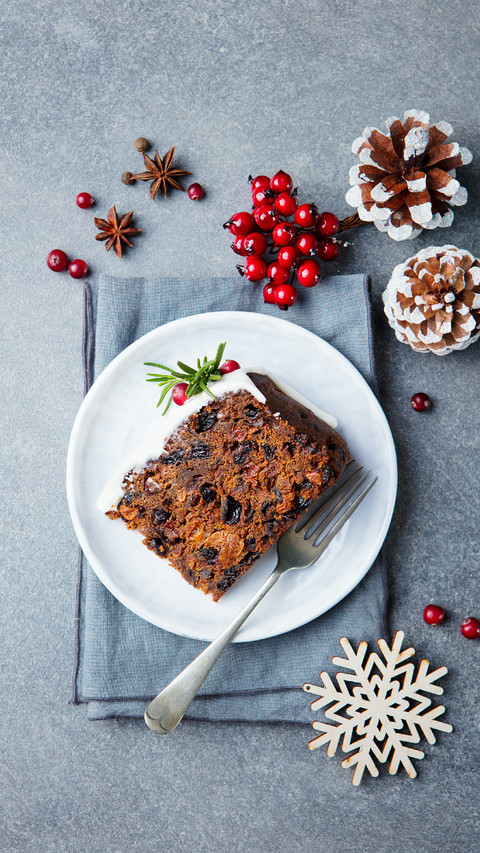 Chocolate Cake And Some Fruits screenshot