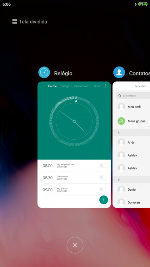 Android P Concept Red screenshot