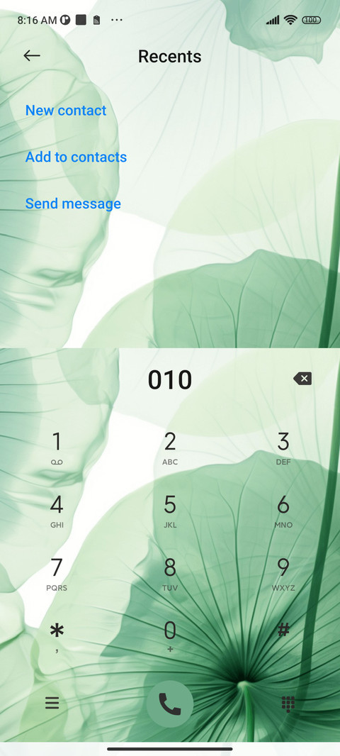 Green Lotus Leaf screenshot