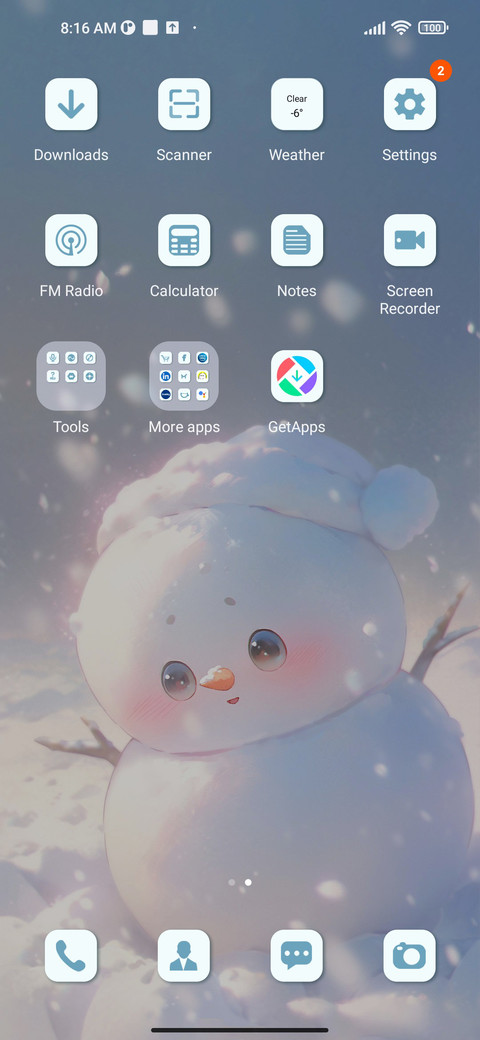 Cute Snowman screenshot