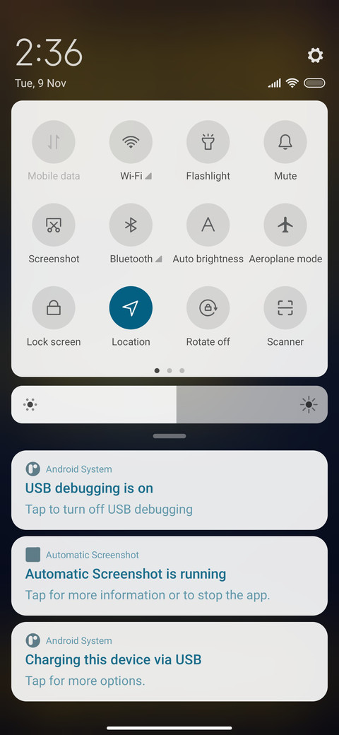 Lights screenshot