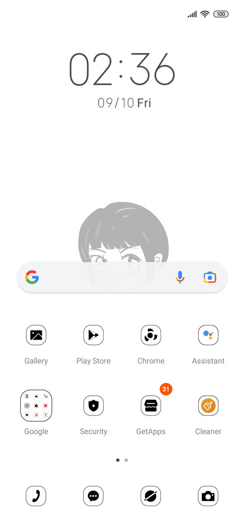 Cool Manga Girl screenshot