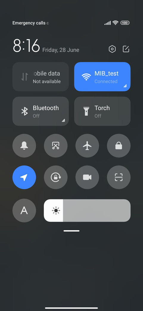 gray icons screenshot