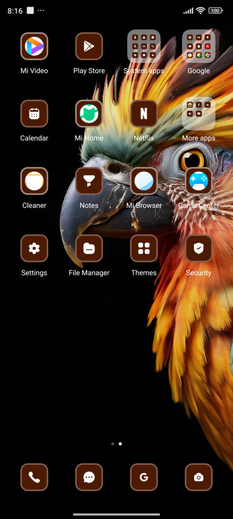 Parrot screenshot