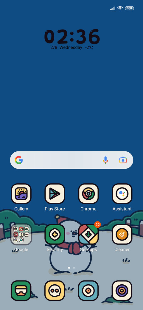 Graffiti snowman screenshot