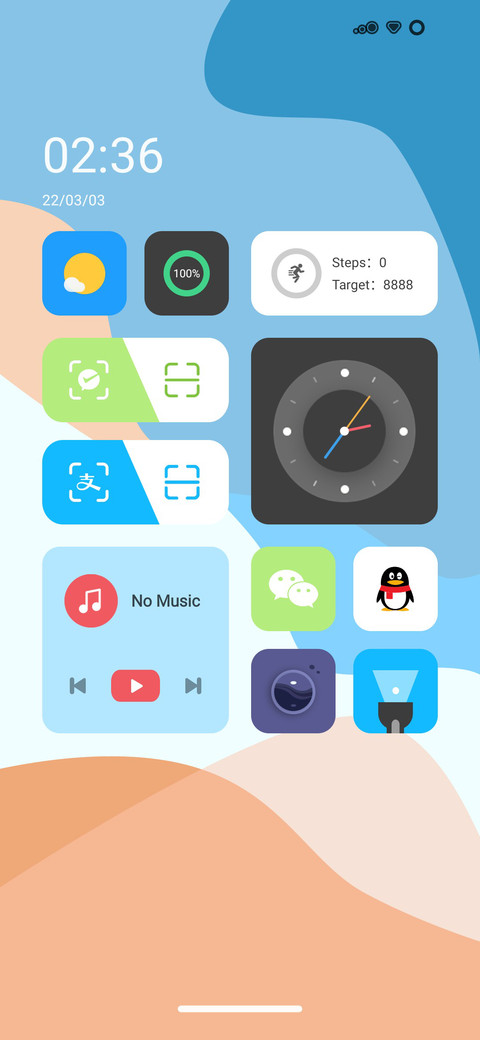 Blue OS screenshot