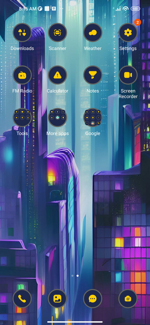 Futuristic screenshot