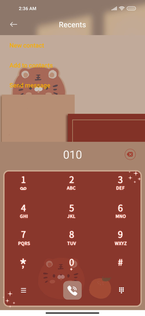 New year sticker screenshot
