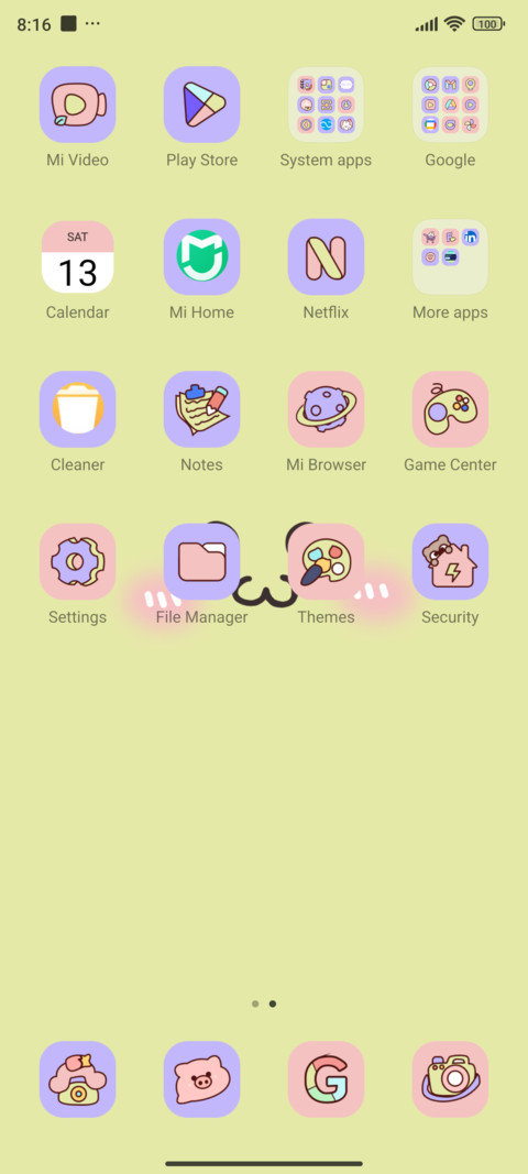 Cute emoji screenshot