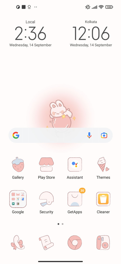 cute bunny screenshot