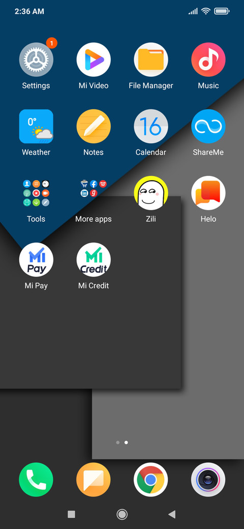 sky blue v10 screenshot