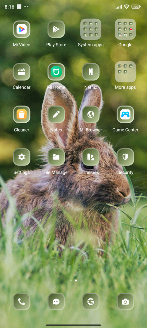 Rabbit in Grass screenshot