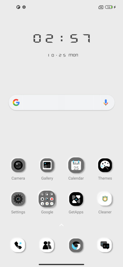 Monochrome screenshot