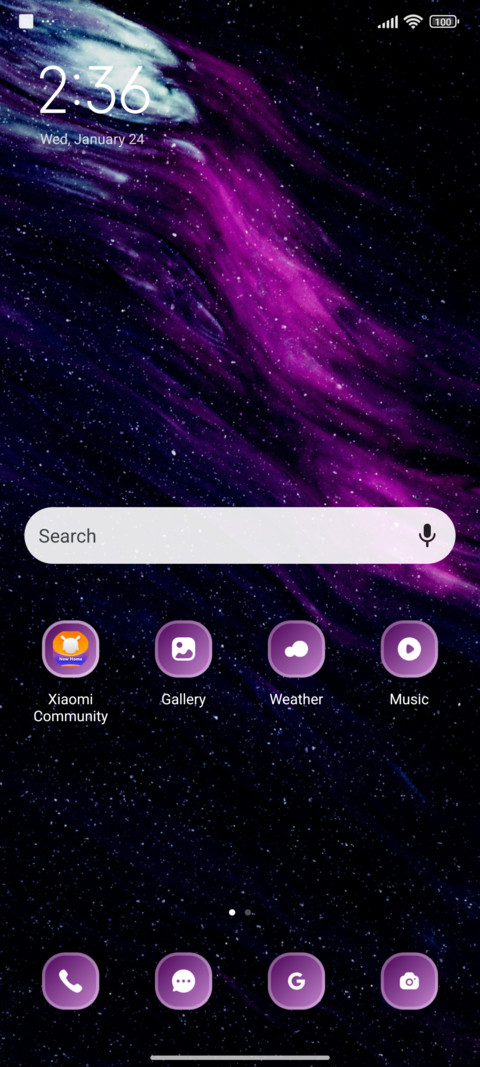 Abstract Space screenshot