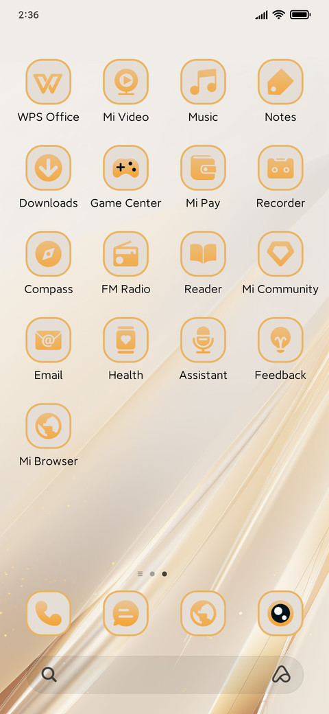 Gold Silk Glow screenshot