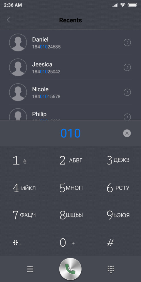 Mixture screenshot