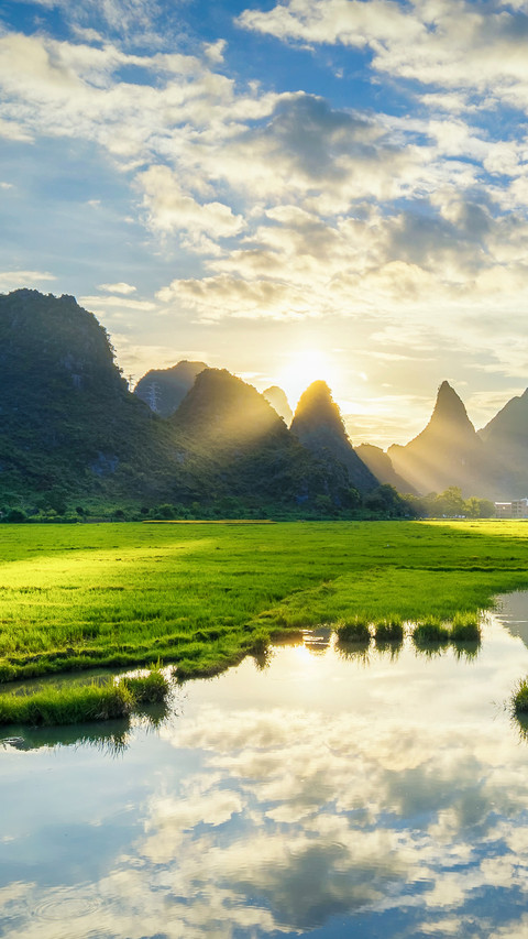 The charm of landscape in guilin screenshot