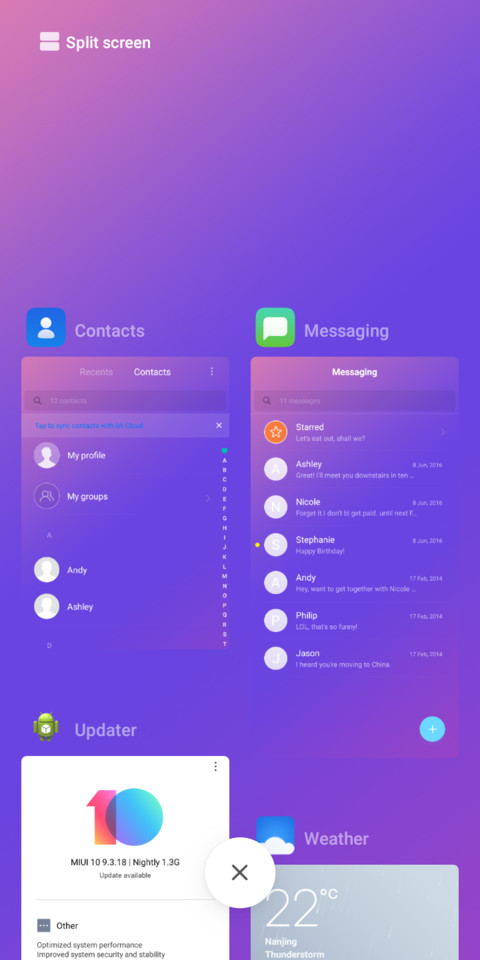 FindX screenshot