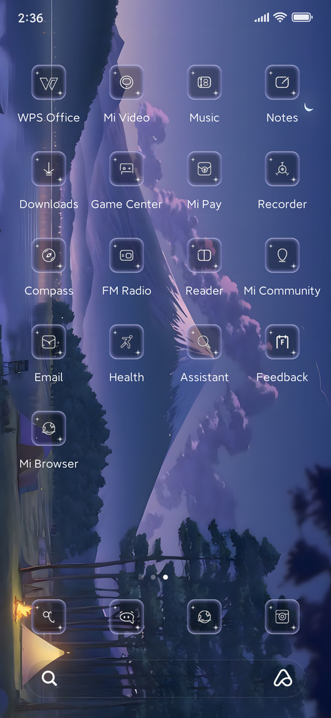 Purple screenshot