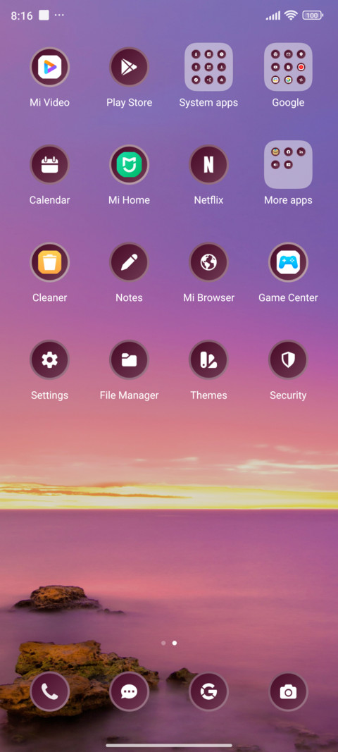 Sunrise screenshot