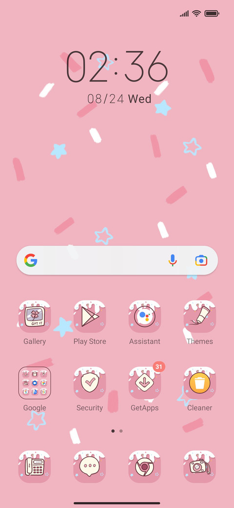 sweet pink bear screenshot