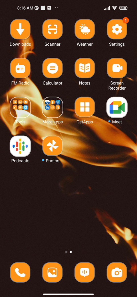 Burning Flames screenshot