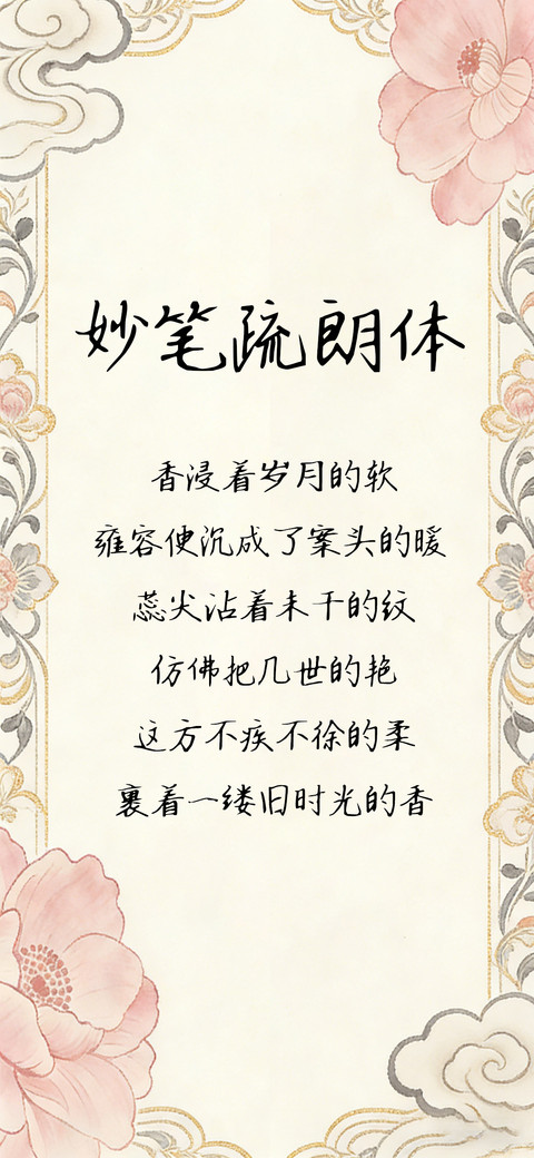 妙笔疏朗体 screenshot