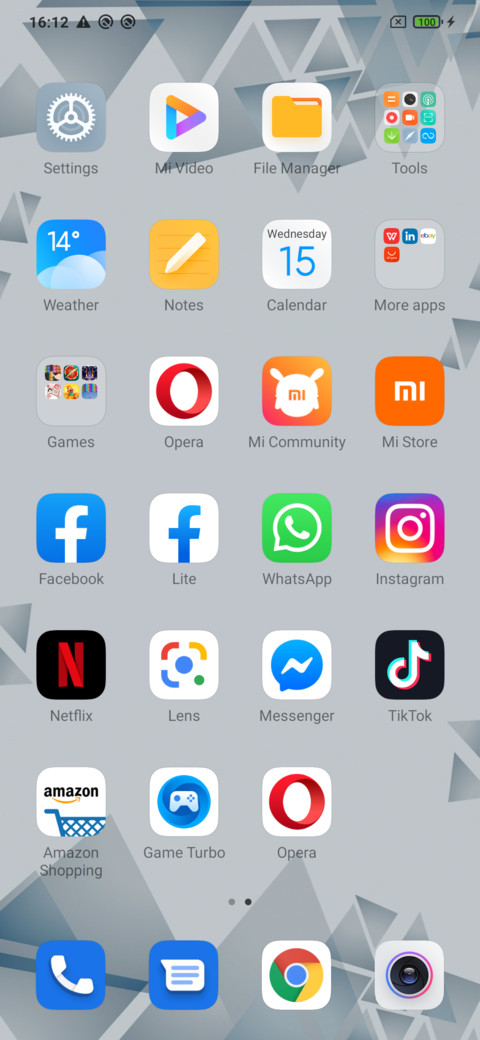 Light screenshot