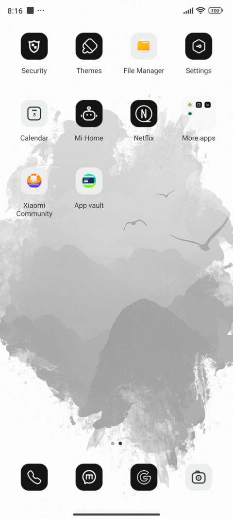 Chinese ink paint screenshot