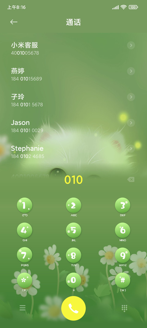 小雏菊丛中的小猫咪 screenshot