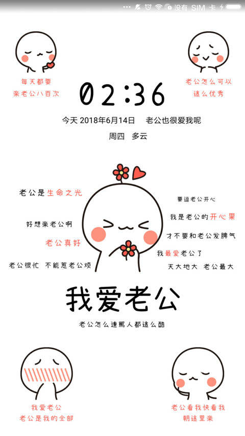 爱老公专用主题 screenshot