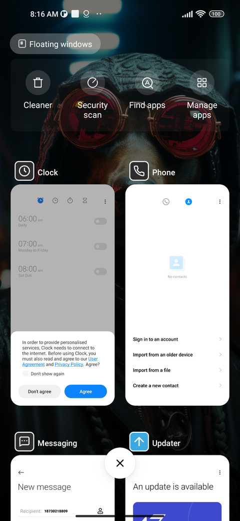 hacker dog screenshot
