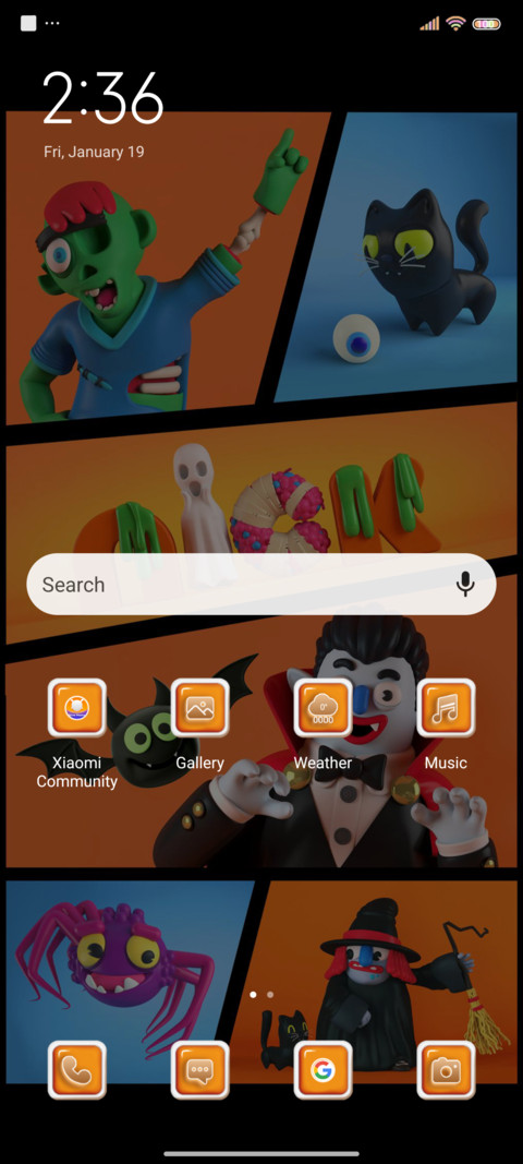 Halloween party screenshot