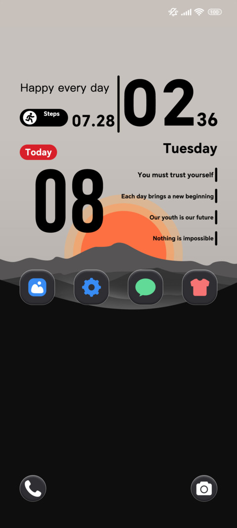 Screen Peak Dusk screenshot