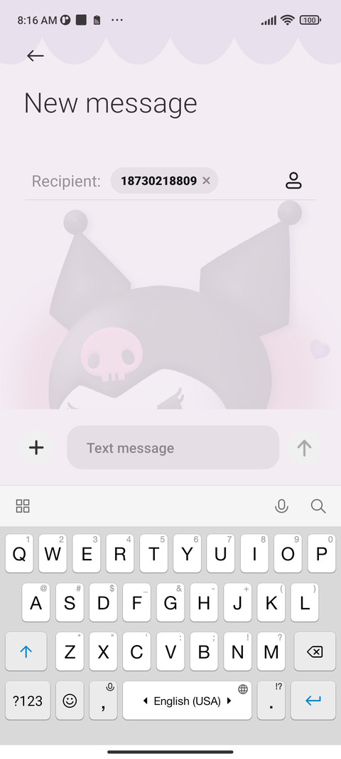 Kuromi 3D cute screenshot