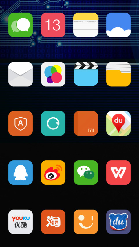 iOS9 Neon screenshot