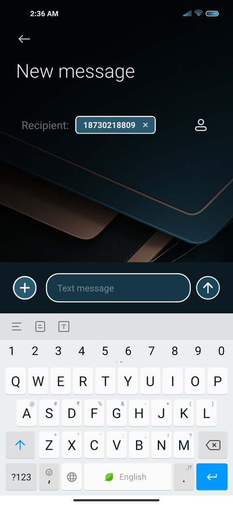 Business blue screenshot