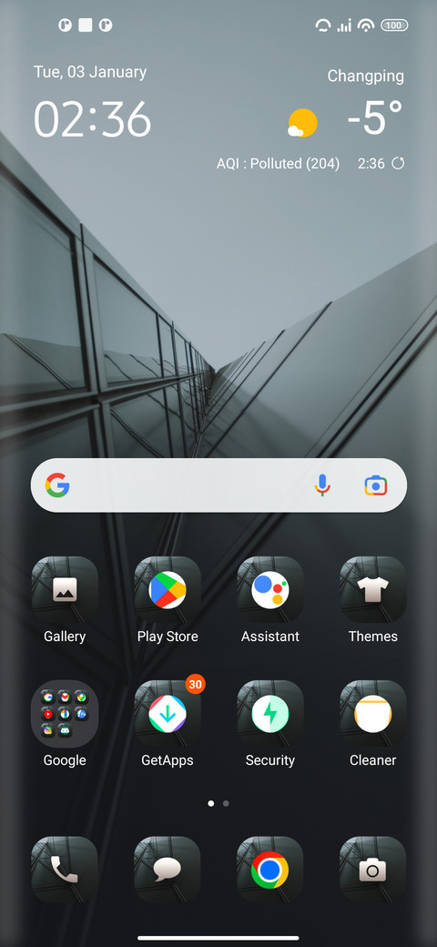 Elegant screenshot