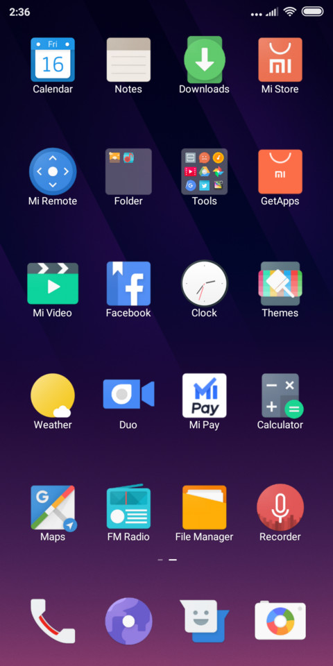 Material DesignV2 screenshot