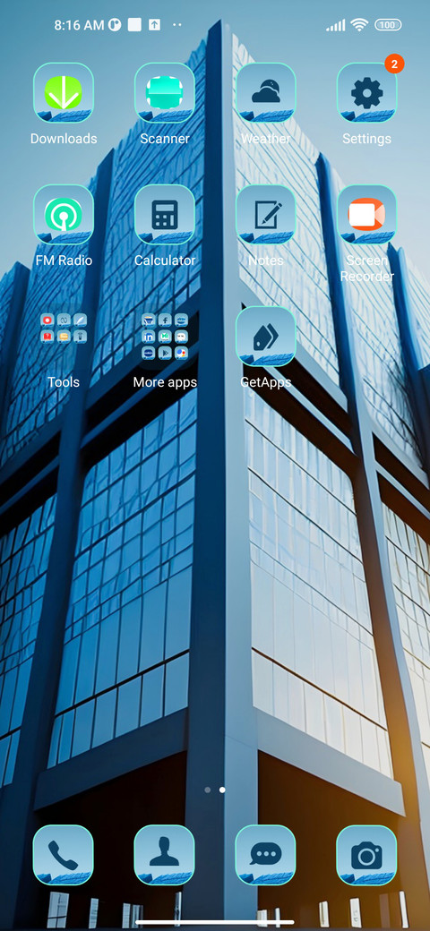 building glass screenshot