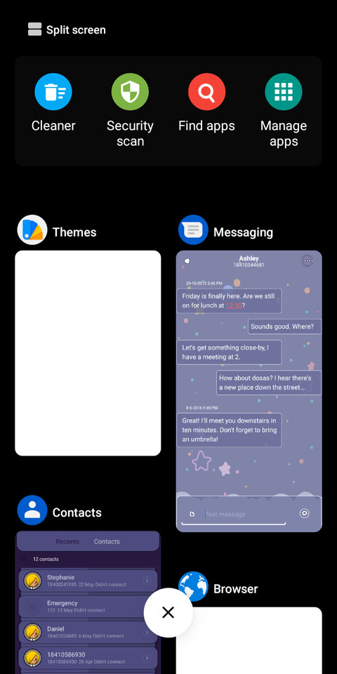 Stock Android Pie screenshot