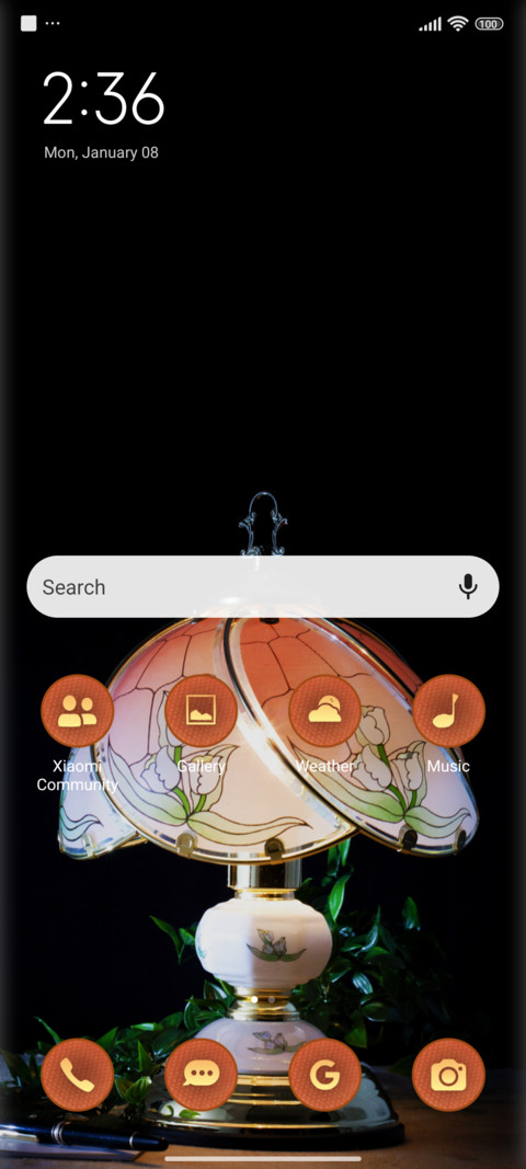 lamp aesthetic screenshot