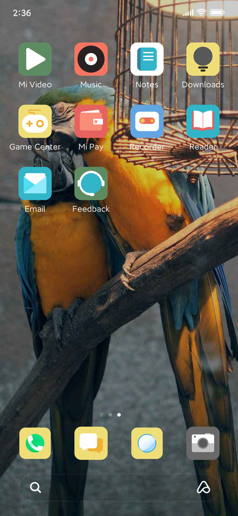 Two parrots screenshot