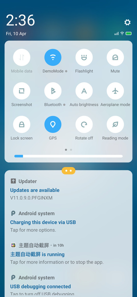 Blue and Grey screenshot
