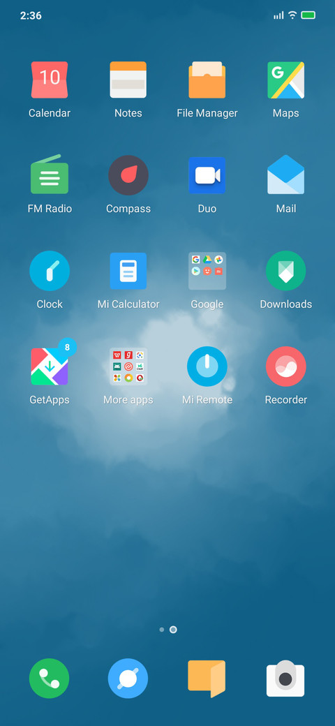 Blue and Grey screenshot