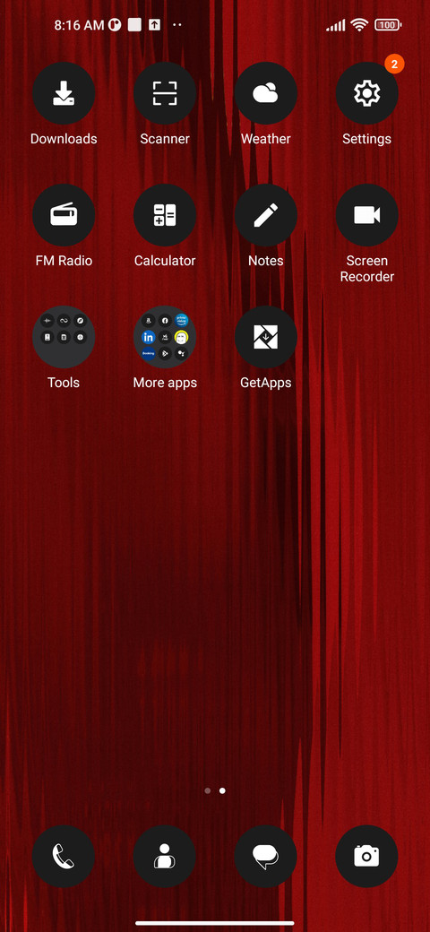 Monochrome UI Preview