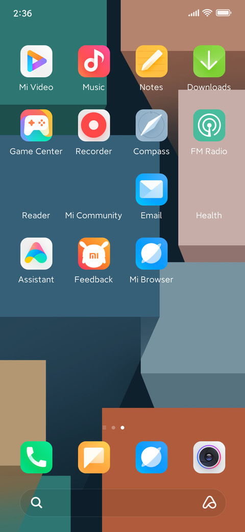 Color space screenshot