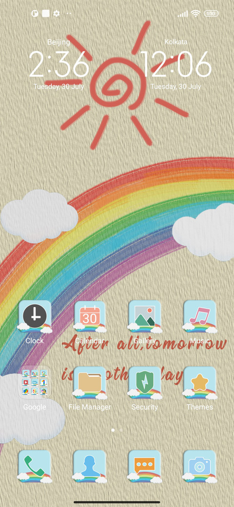 Rainbow Piano screenshot