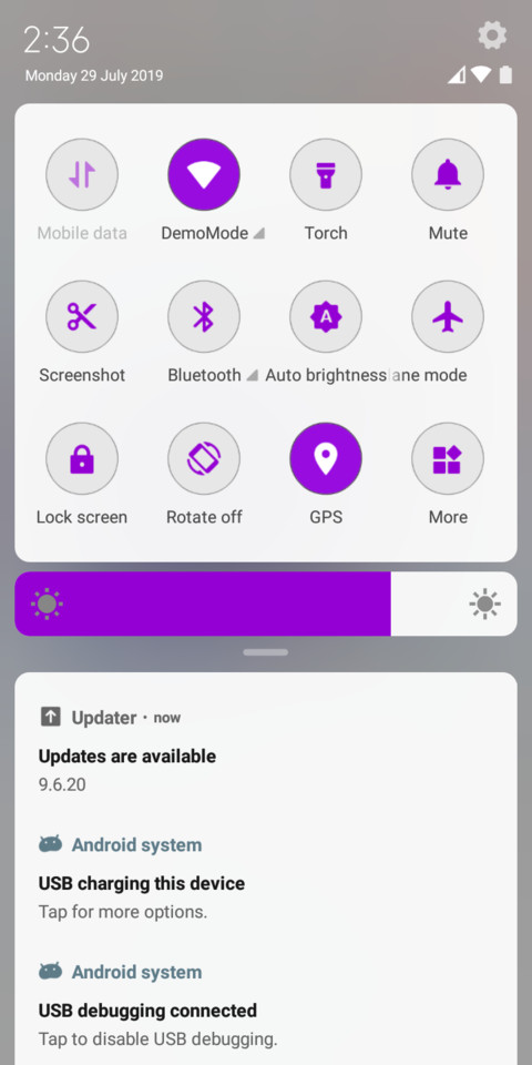 Violet Never Settle_V10 screenshot