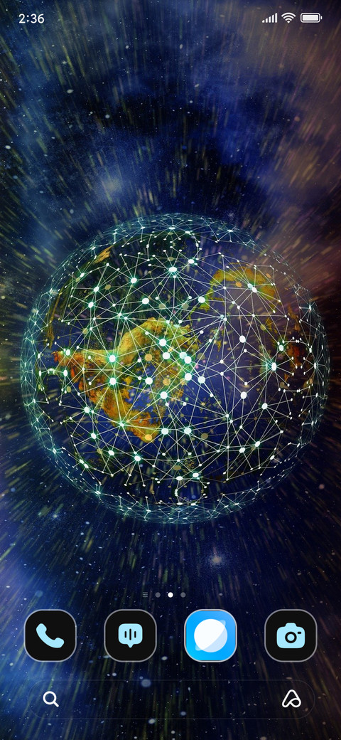 Blockchain Globe screenshot